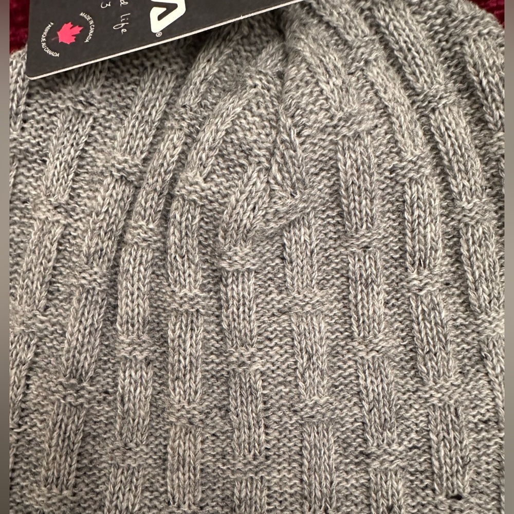 NWT Bula Gray Beanie Hat - Picture 4 of 8